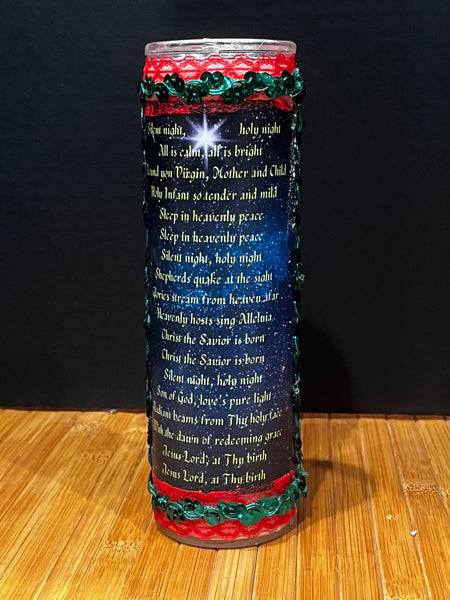 Merry Christmas Prayer Altar Candle.