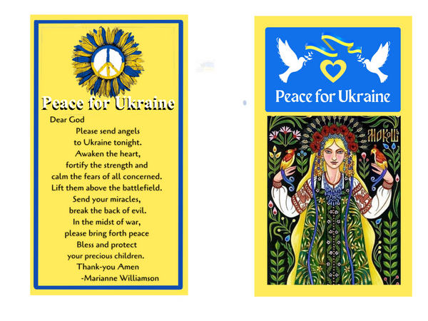Peace for Ukraine Prayer Altar Candle-#2
