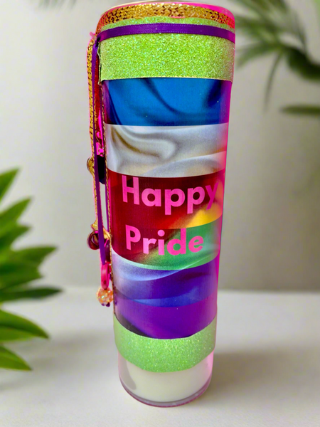 Happy Pride- Love Is Love  Altar Candle