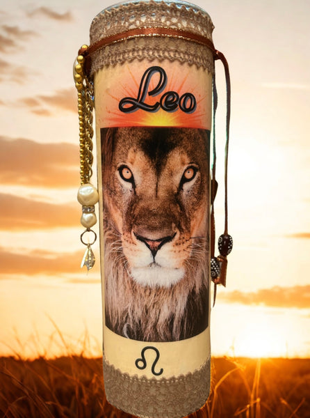 Leo Altar Ritual Candle