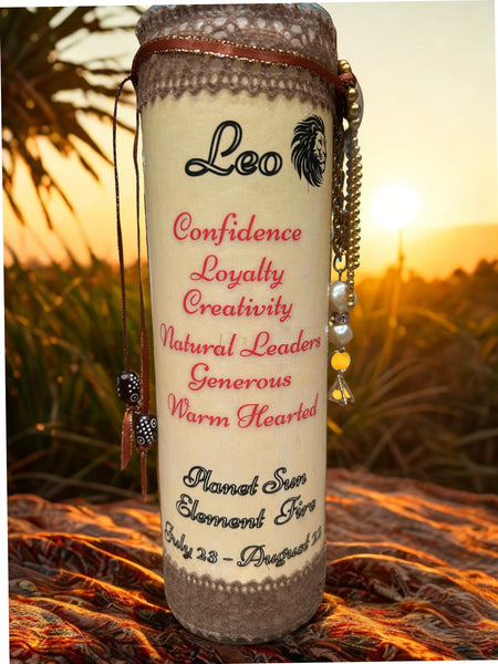 Leo Altar Ritual Candle