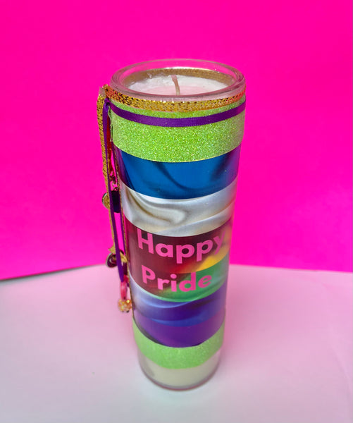Happy Pride- Love Is Love  Altar Candle