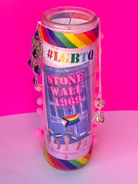 Stonewall 1969- LGBTQ Altar Candle