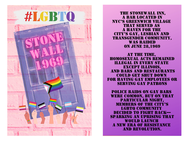 Stonewall 1969- LGBTQ Altar Candle