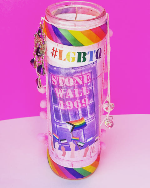 Stonewall 1969- LGBTQ Altar Candle