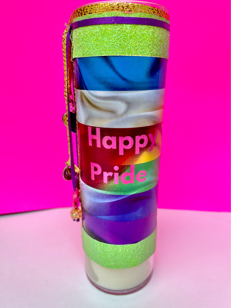 Happy Pride- Love Is Love  Altar Candle