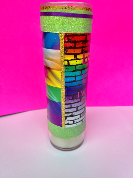 Happy Pride- Love Is Love  Altar Candle