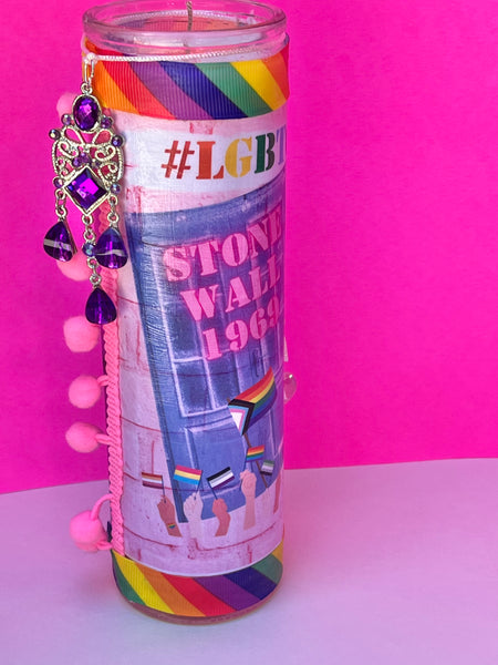 Stonewall 1969- LGBTQ Altar Candle