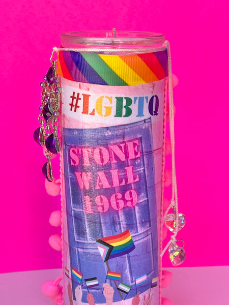 Stonewall 1969- LGBTQ Altar Candle