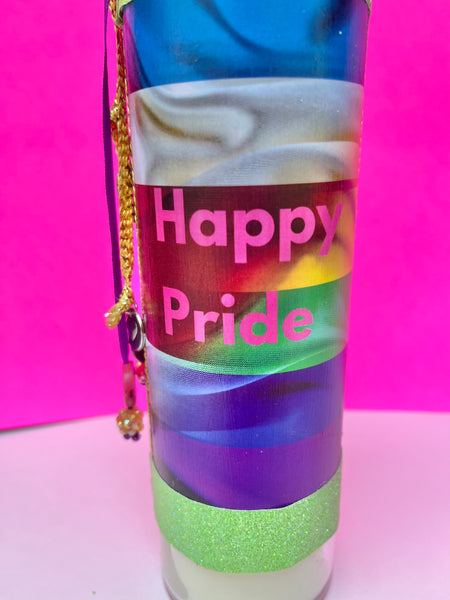 Happy Pride- Love Is Love  Altar Candle