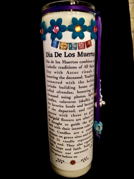 Sugar Skull Altar/ Prayer Candle