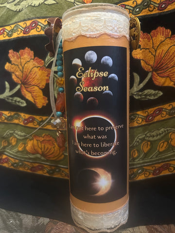 Eclipse Season Altar Candle