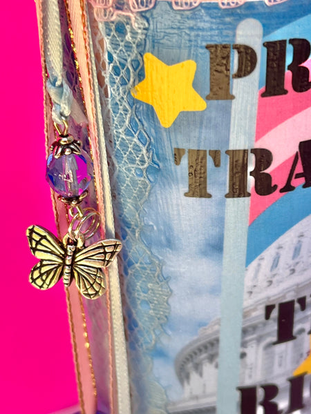 Trans Rights Altar Candle