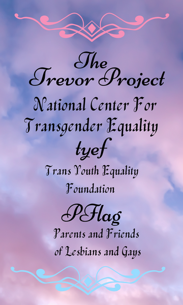 Trans Rights Altar Candle