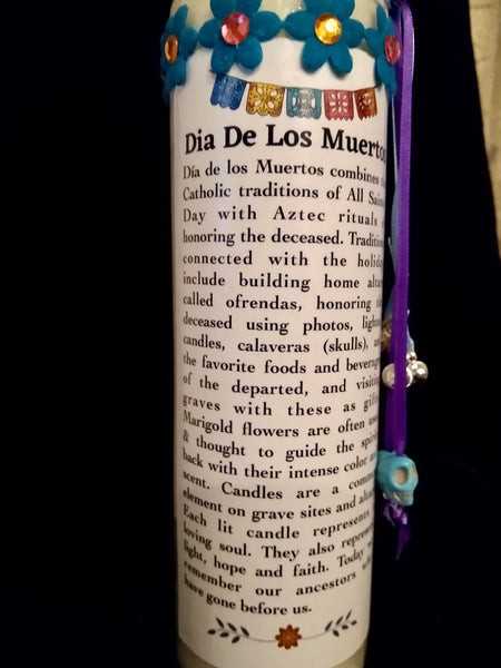 Sugar Skull Altar/ Prayer Candle
