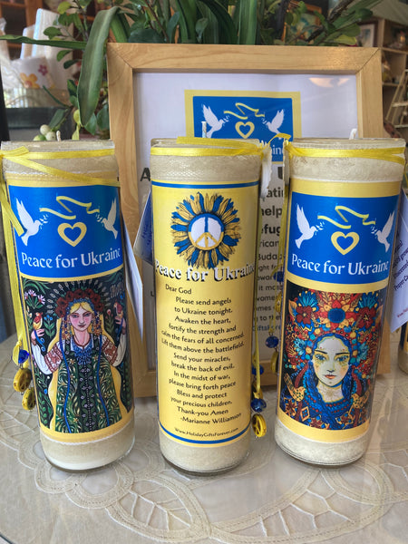 Prayer Candle-Peace for Ukraine #2