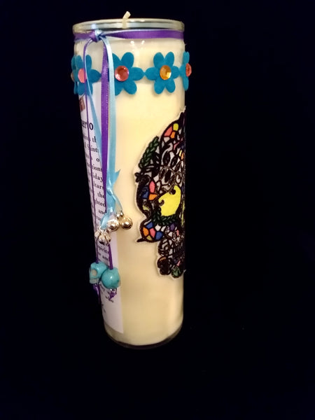 Sugar Skull Altar/ Prayer Candle